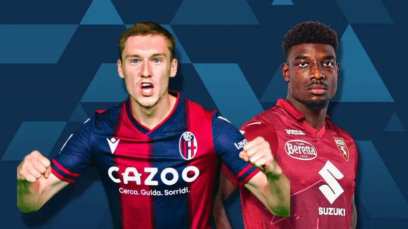 Cầu thủ Torino và Bologna đấu tranh gay gắt trên sân cỏ Cầu thủ Torino và Bologna đấu tranh gay gắt trên sân cỏ