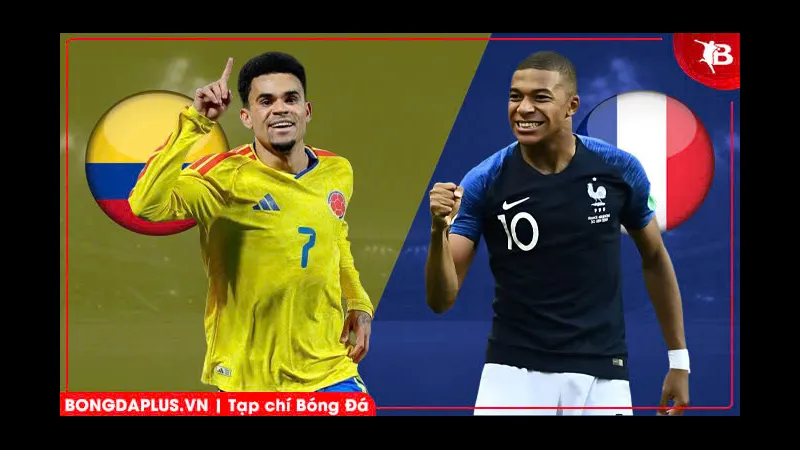 Cầu thủ Colombia và Pháp tranh chấp quả bóng trên sân cỏ - Dự đoán phạt Cầu thủ Colombia và Pháp tranh chấp quả bóng trên sân cỏ - Dự đoán phạt