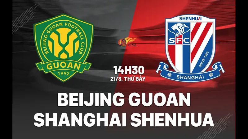Cầu thủ của Shanghai Shenhua và Beijing Guoan đấu tranh gay go trên sân Cầu thủ của Shanghai Shenhua và Beijing Guoan đấu tranh gay go trên sân